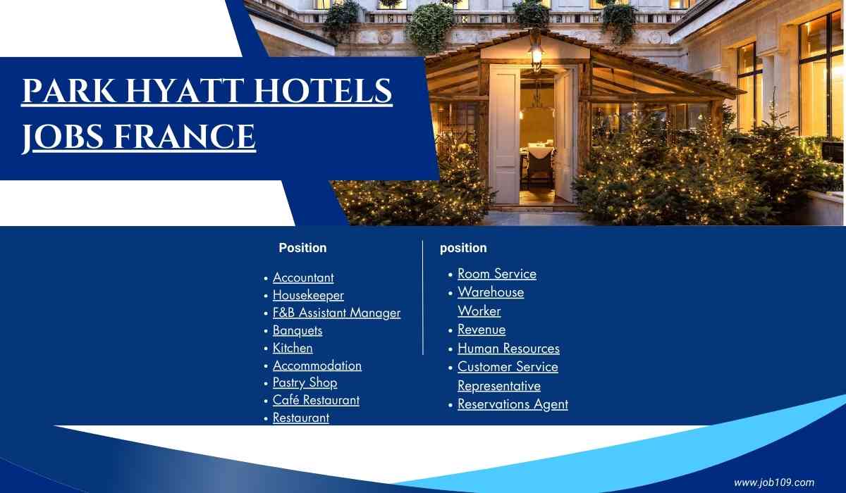 Park Hyatt Hotels Jobs France
