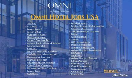 Omni Hotel Jobs USA