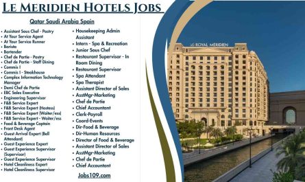 Le Meridien Hotels Jobs Qatar Saudi Arabia  Spain