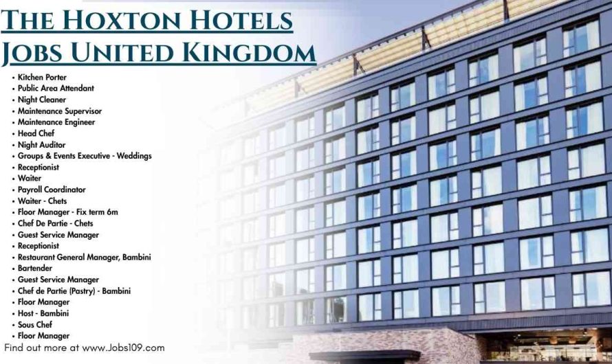 The Hoxton Hotels Jobs United Kingdom